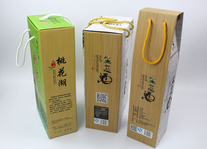 個(gè)性禮盒包裝讓“竹筒酒”身價(jià)倍增，長(zhǎng)沙包裝印刷廠再為桃江特產(chǎn)定制包裝