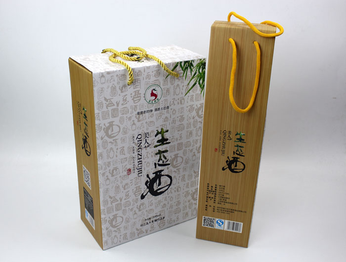個(gè)性禮盒包裝讓“竹筒酒”身價(jià)倍增，長(zhǎng)沙包裝印刷廠再為桃江特產(chǎn)定制包裝