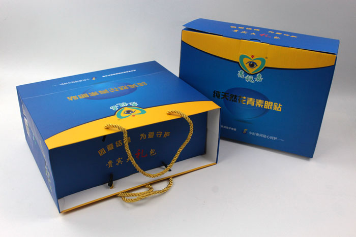哪里可以做禮盒包裝？護(hù)眼神器亮視嘉護(hù)眼貼禮盒包裝+手提袋套裝出自長(zhǎng)沙印刷廠